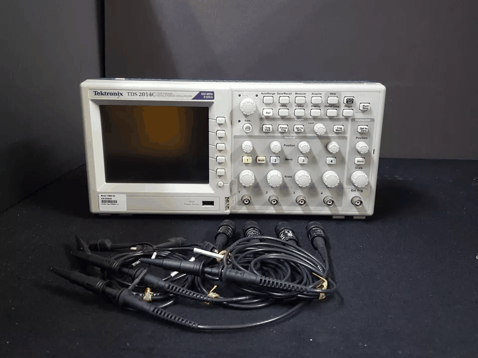 Tektronix TDS2014C Digital Oscilloscope 100MHz 4ch 2GS/s TPP0201 x 4 [w1166696945]