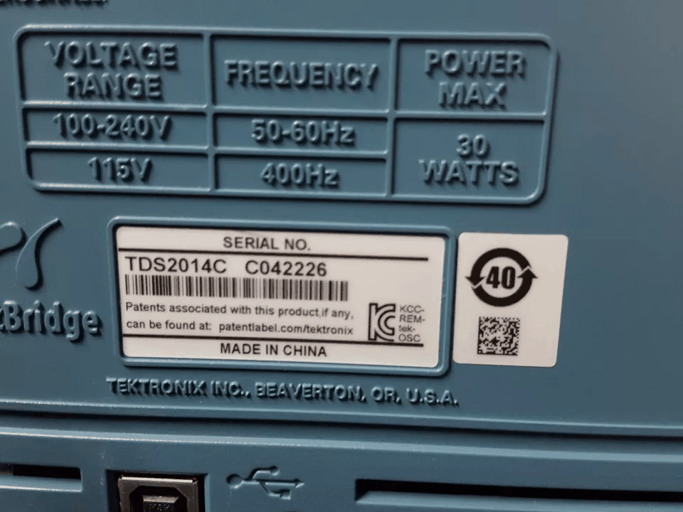 Tektronix TDS2014C Digital Oscilloscope 100MHz 4ch 2GS/s TPP0201 x 4 [r1166691124]