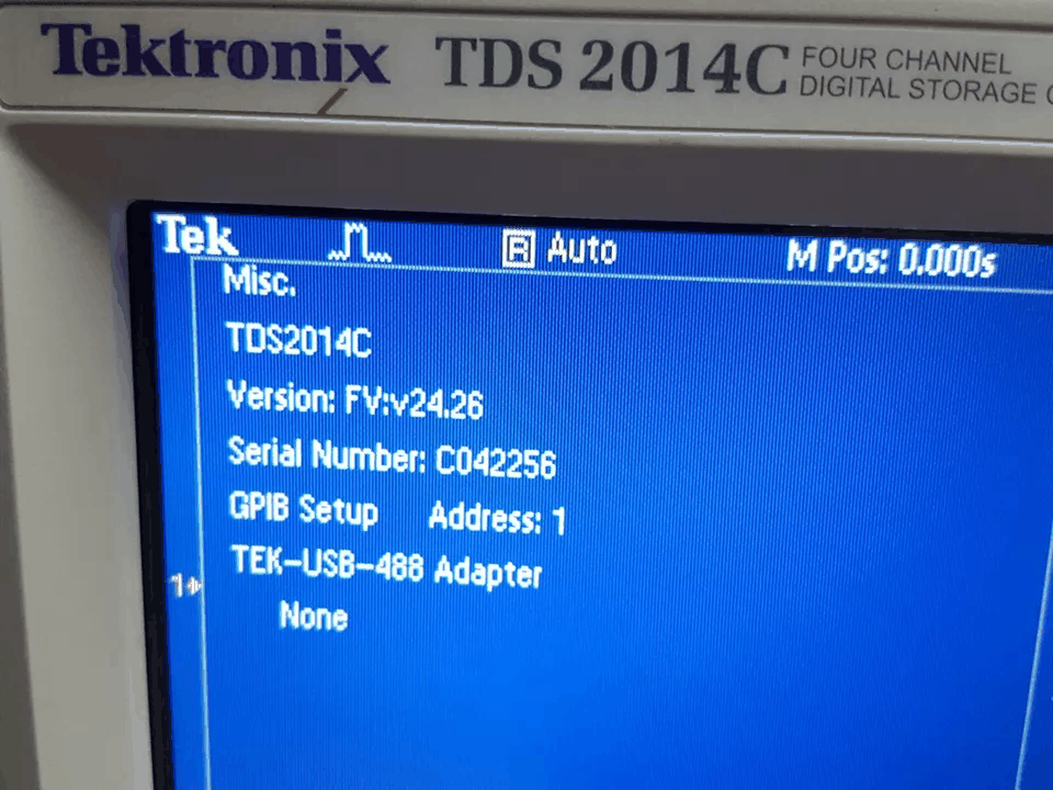 Tektronix TDS2014C Digital Oscilloscope 100MHz 4ch 2GS/s TPP0201 x 4 [m1166690793]