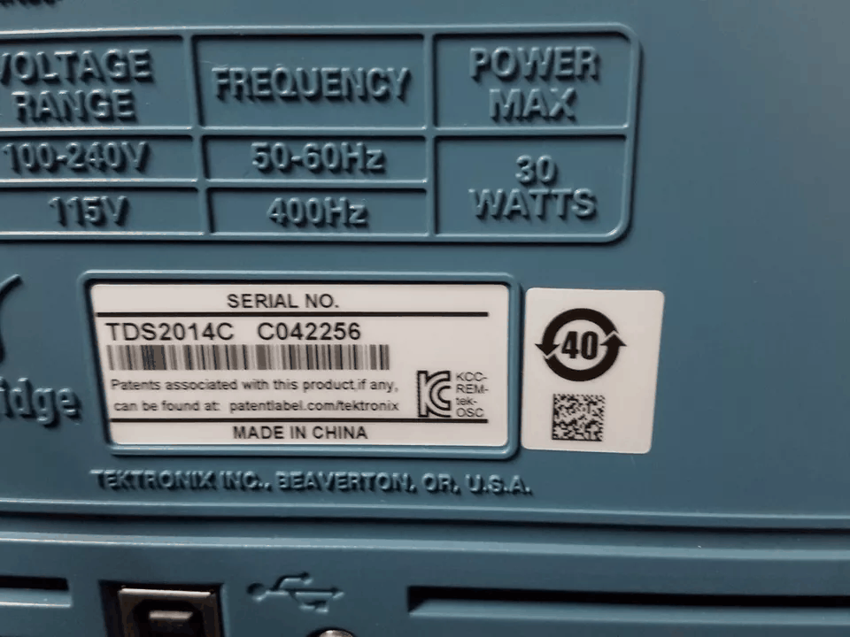 Tektronix TDS2014C Digital Oscilloscope 100MHz 4ch 2GS/s TPP0201 x 4 [m1166690793]