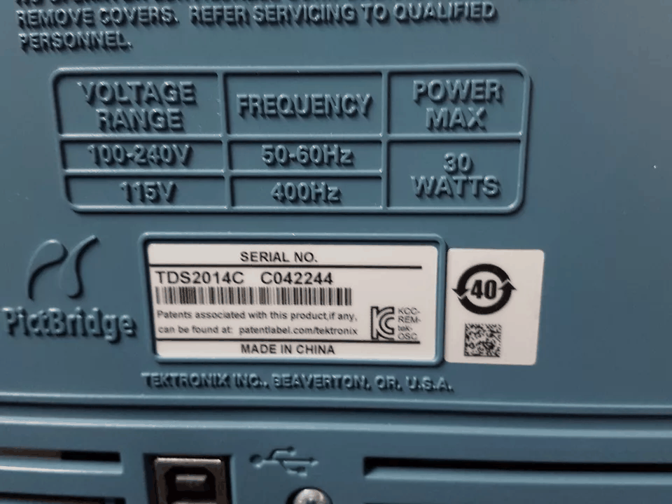 Tektronix TDS2014C Digital Oscilloscope 100MHz 4ch 2GS/s TPP0201 x 4ea [c1166701951]