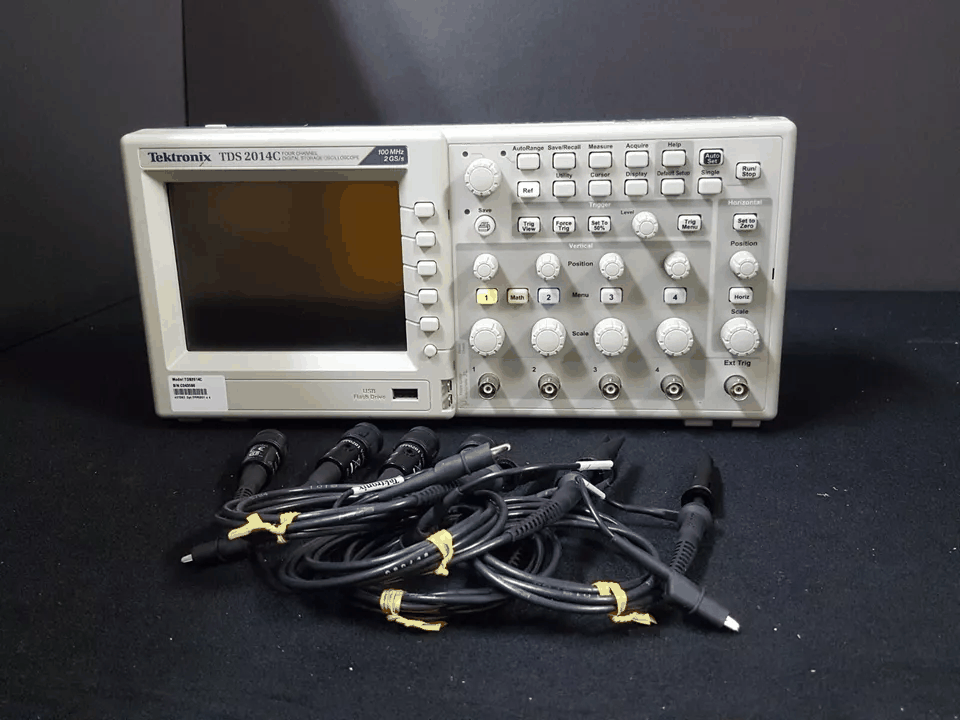 Tektronix TDS2014C Digital Oscilloscope 100MHz 4ch 2GS/s TPP0201 x 4 [g1166718103]