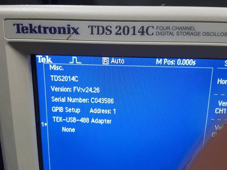 Tektronix TDS2014C Digital Oscilloscope 100MHz 4ch 2GS/s TPP0201 x 4 [g1166718103]