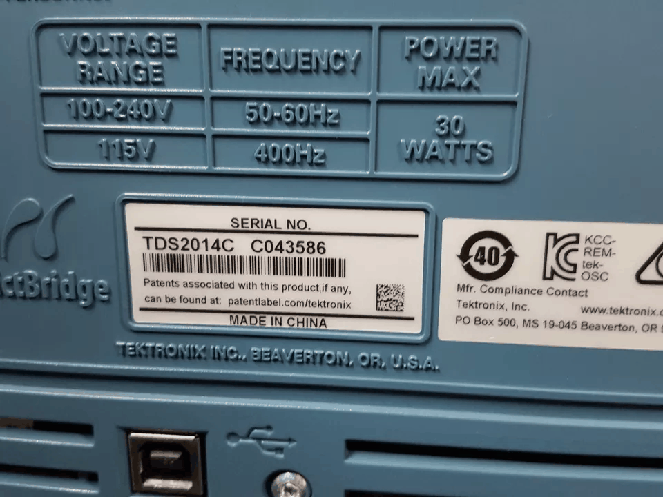 Tektronix TDS2014C Digital Oscilloscope 100MHz 4ch 2GS/s TPP0201 x 4 [g1166718103]