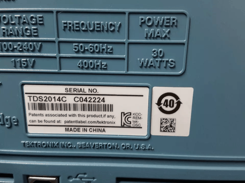 Tektronix TDS2014C Digital Oscilloscope 100MHz 4ch 2GS/s with 4x TPP0201 [k1166698366]