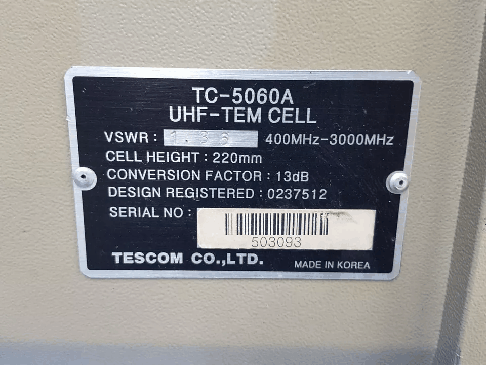 TESCOM TC5060A 3 GHz UHF Tem Cell [u1166728114]