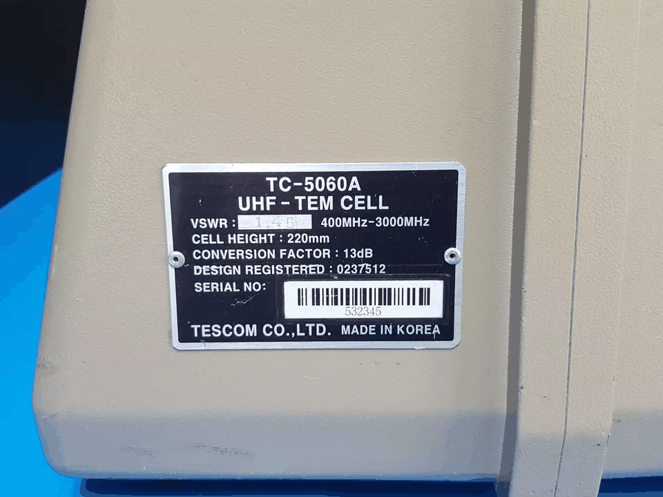 TESCOM TC5060A 3 GHz UHF Tem Cell [n1166707426]