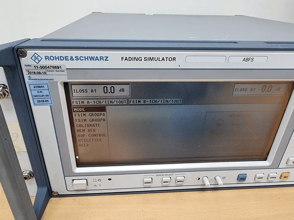 R&S ABFS Basis Band Fading Simulator [t1166697144]