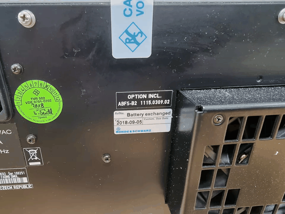 R&S ABFS Basis Band Fading Simulator [t1166697144]