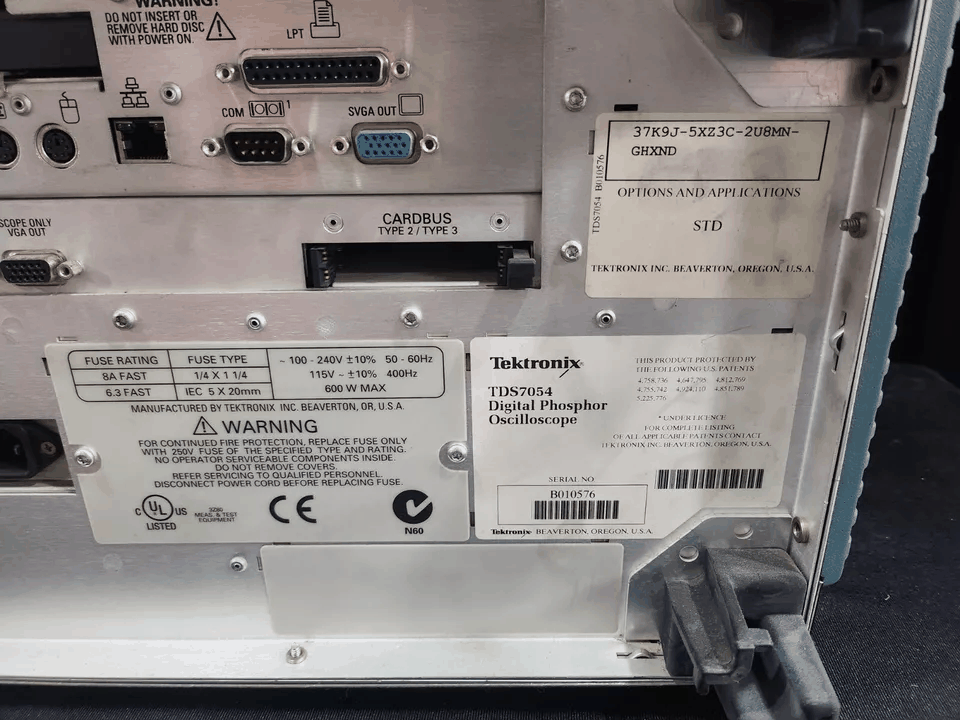 Tektronix TDS7054 Digital Oscilloscope 500MHz 4ch 5GS/s [o1167001460]
