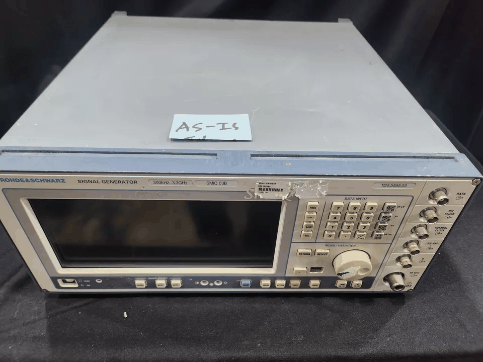 R&S SMIQ06B Vector Signal Generator 300KHz to 3.3GHz (as-is) [h1168336291]