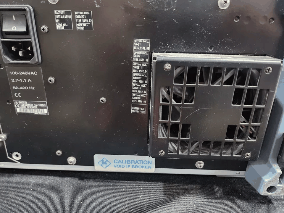 R&S SMIQ06B Vector Signal Generator 300KHz to 3.3GHz (as-is) [h1168336291]