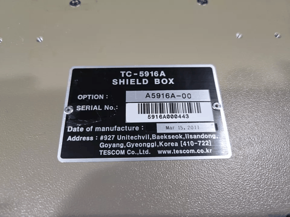 TESCOM TC-5915A Shield Box with M591502B Interface (for parts or not working) [x1168349216]