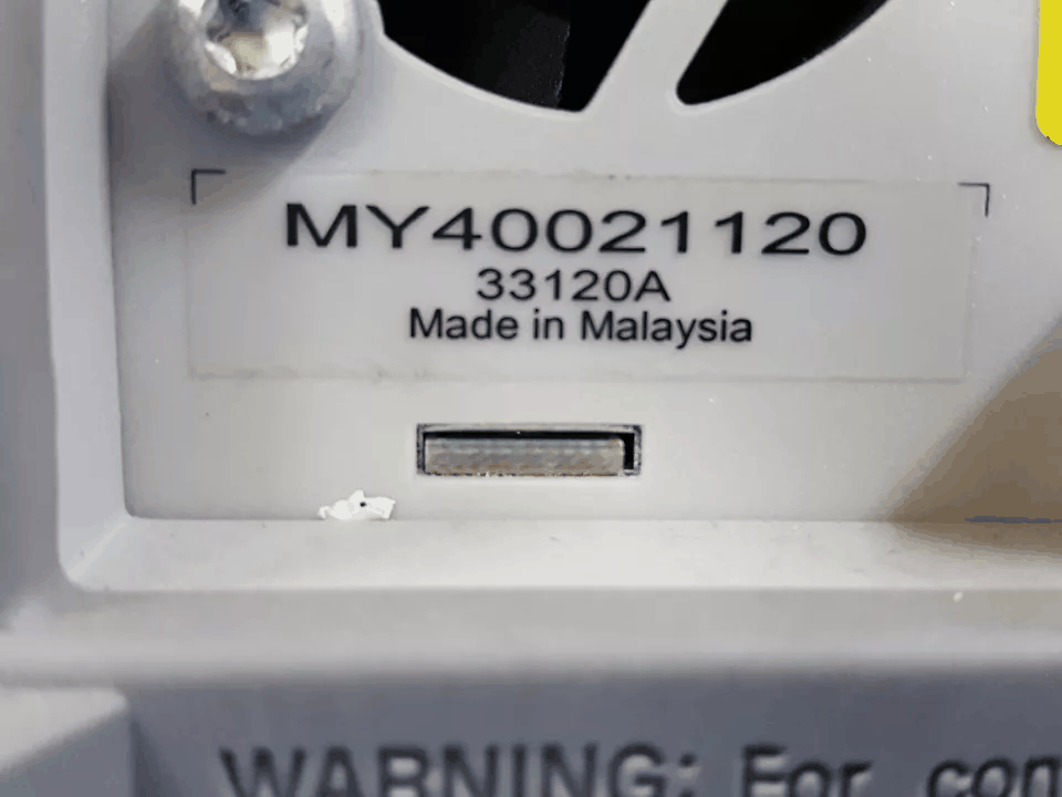 Agilent 33120A Function Arbitrary Waveform Generator 15MHz [d1168555003]