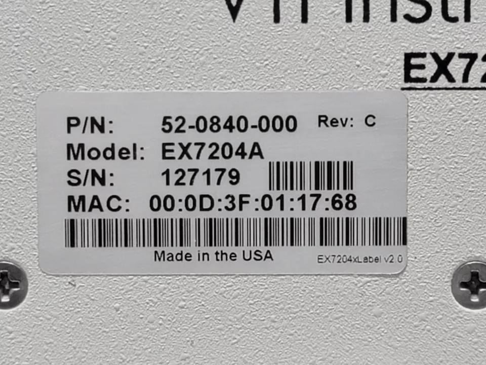VTI Instruments EX7204 4-Slot Half-Rack Modular Microwave Switching [l1168695950]