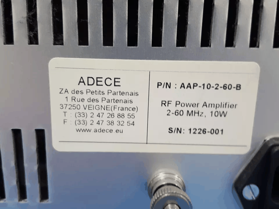 ADECE AAP-10-2-60-B RF Power Amplifier 2-60MHz 10W [q1168694395]