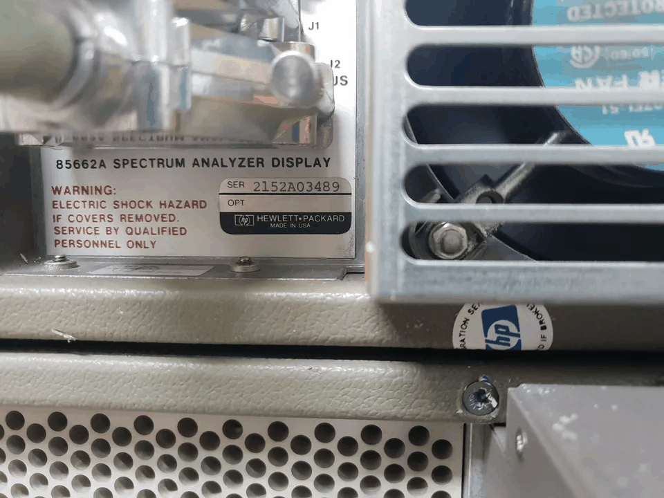 HP 8566B Spectrum Analyzer 100Hz-22GHz (for parts or not working) [f1169325609]