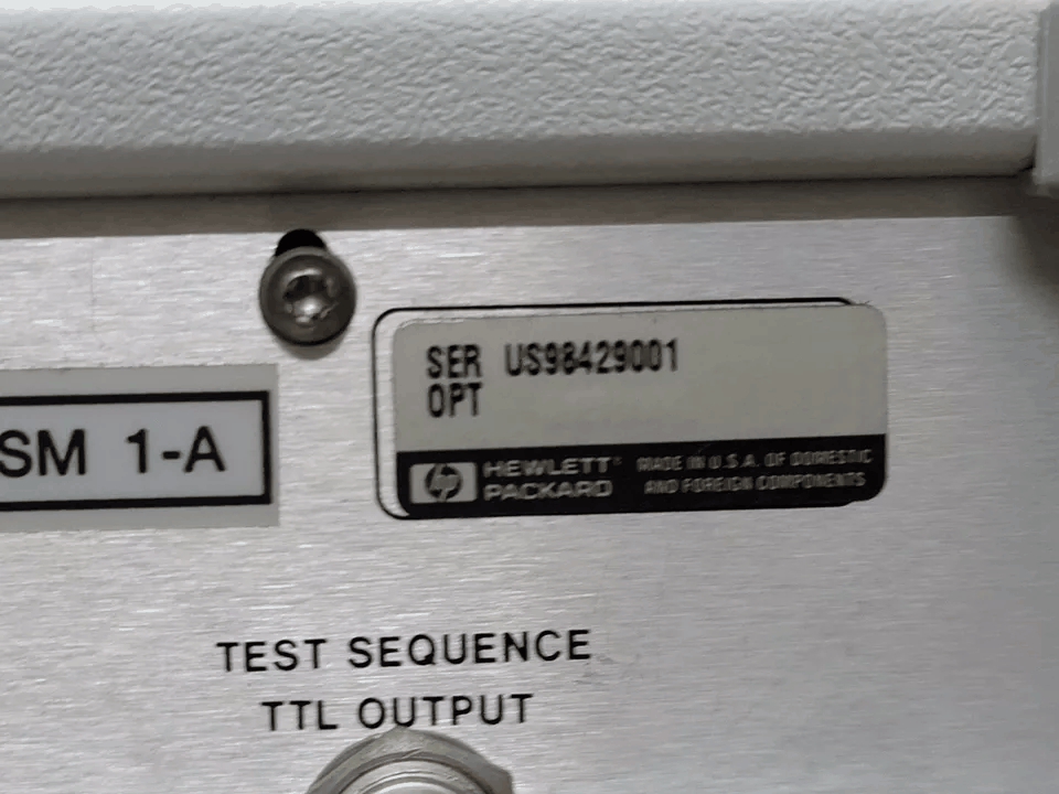 HP 85047A S-Parameter Test Set 75Ohm 30KHz - 3.0GHz [t1170258050]