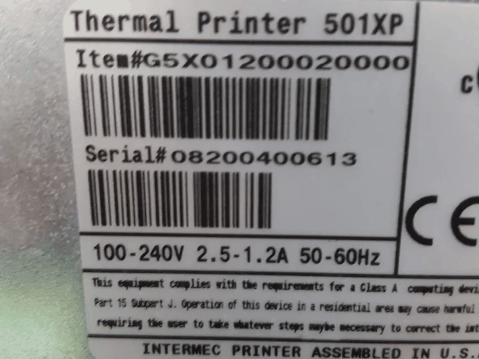 Intermec EasyCoder 501XP Thermal Printer [x1170476749]