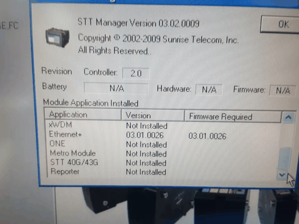 Sunrise Telecom STT-1501 STT Test Set [s1171974605]