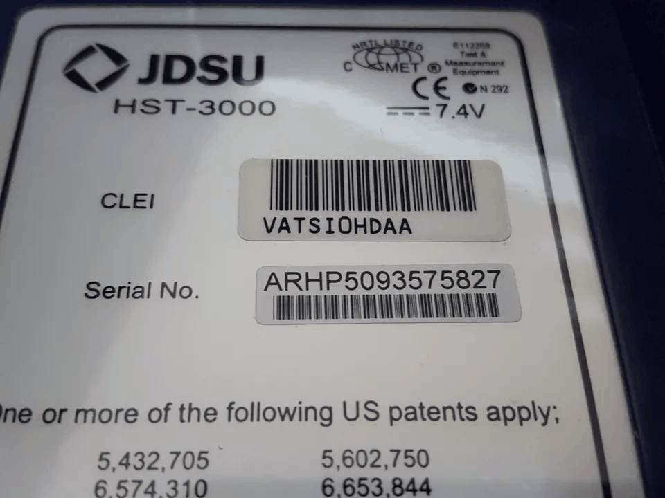JDSU HST-3000C Handheld Services Tester IP Suite TDR [n1172071641]