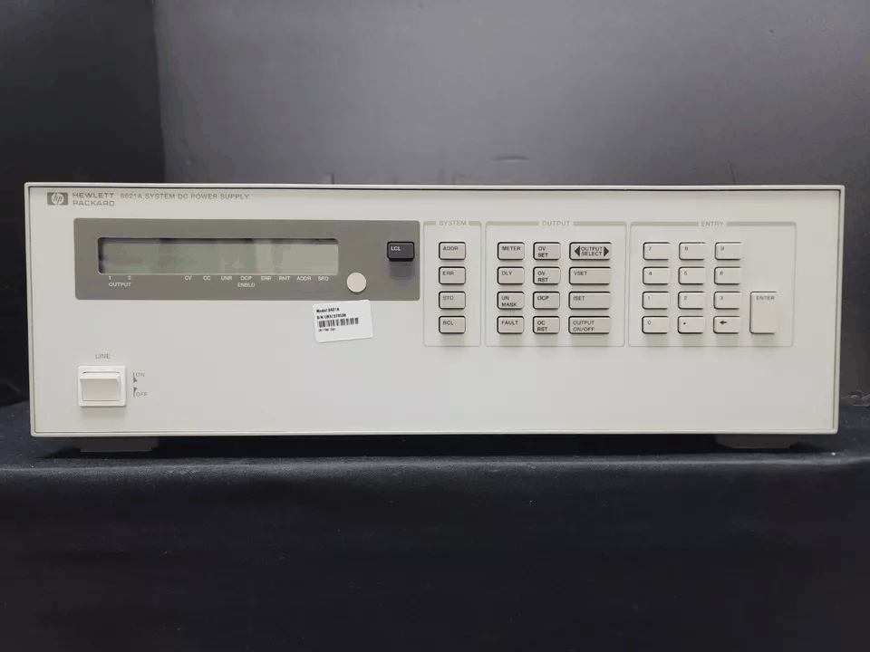 HP 6621A DC Power Supply Multi-Output System 0-7V/0-10A 0-20V/0-4A [c1172090032]