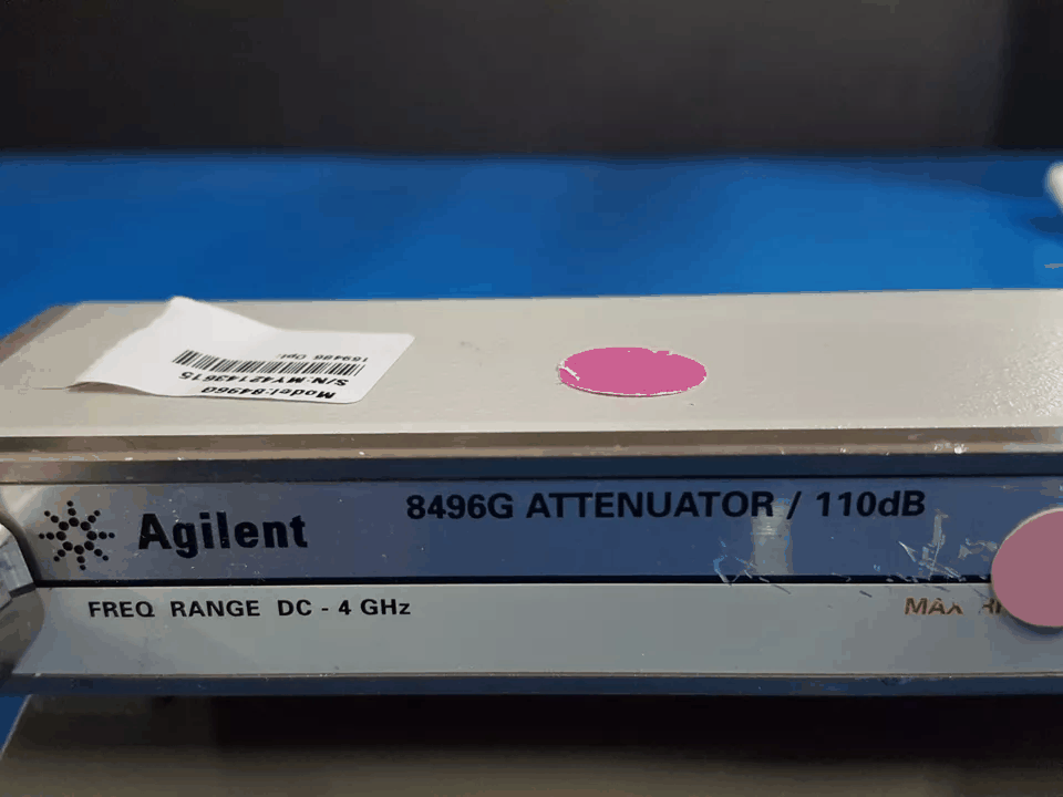 Agilent 8496G Programmable Step Attenuator 4GHz 110dB [x1174655492]