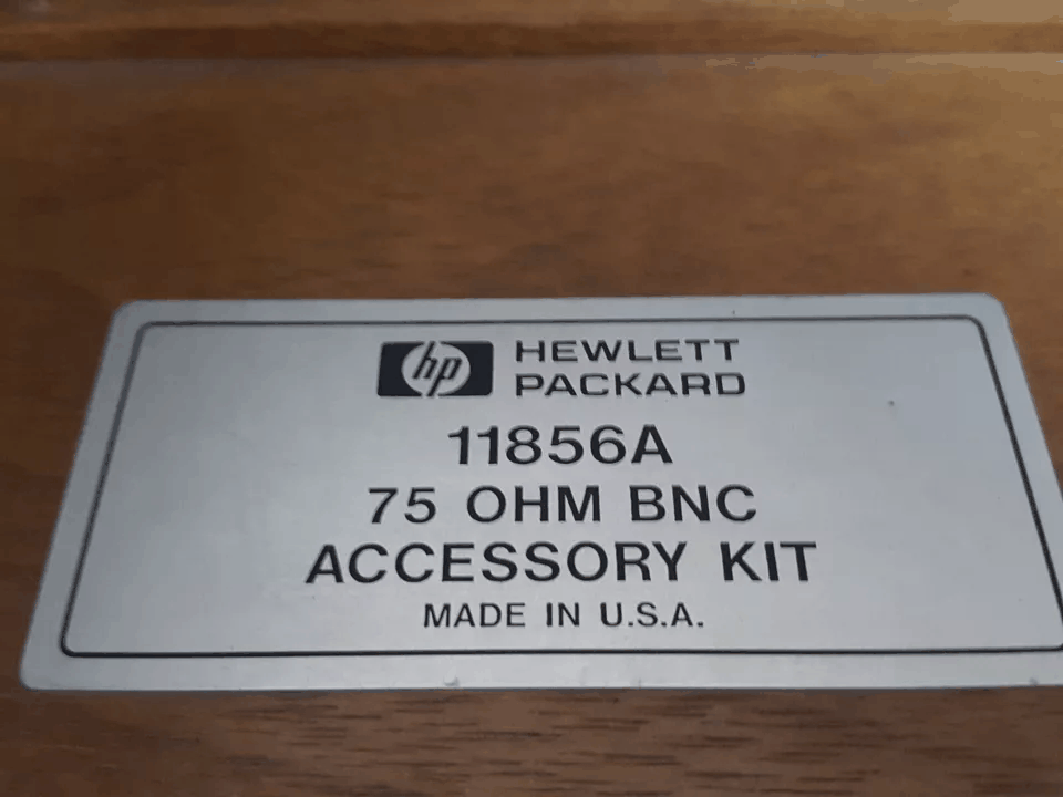 HP 11856A 75 Ohm BNC Accessory Kit [c1174798274]