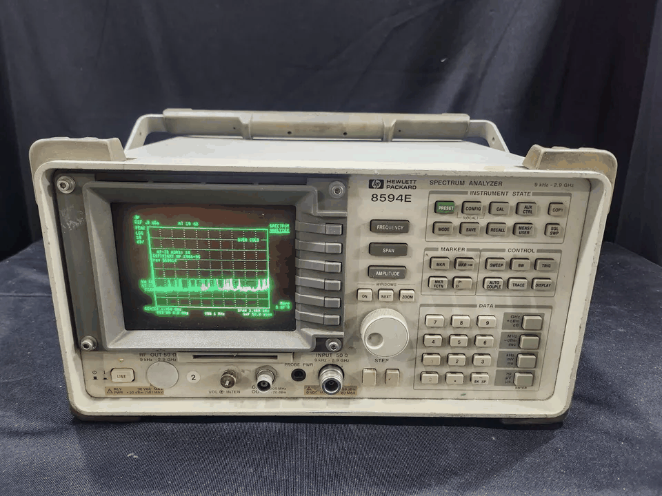 HP 8594E Spectrum Analyzer 9kHz-2.9GHz (for parts or not working) [k1175832194]