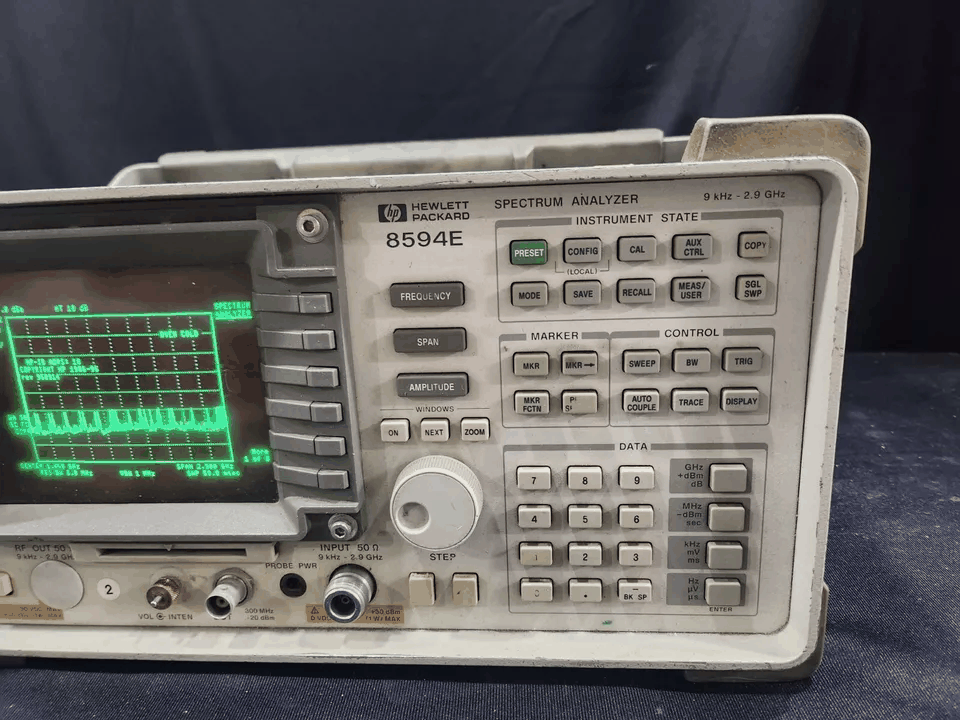 HP 8594E Spectrum Analyzer 9kHz-2.9GHz (for parts or not working) [k1175832194]
