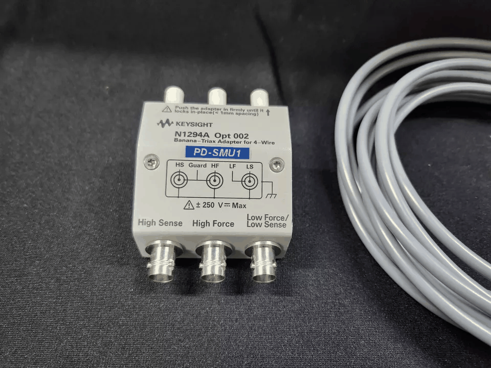 Keysight N1294A Opt 002 Banana - Triax Adapter with 3 Triax Cable [b1182778063]