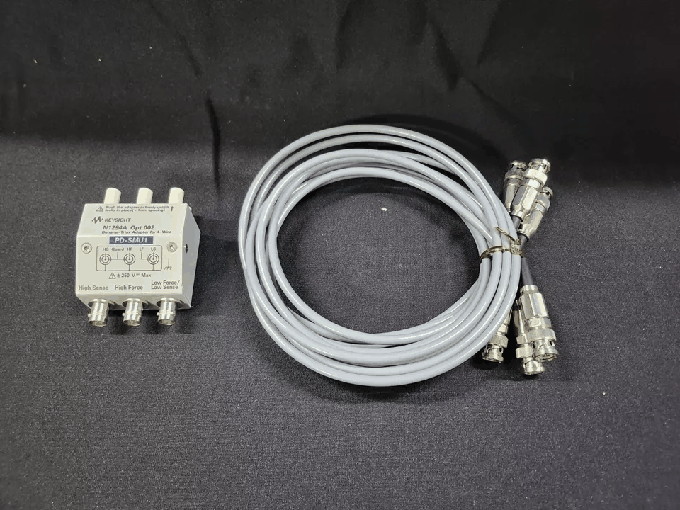 Keysight N1294A Opt 002 Banana - Triax Adapter with 3 Triax Cable [b1182778063]