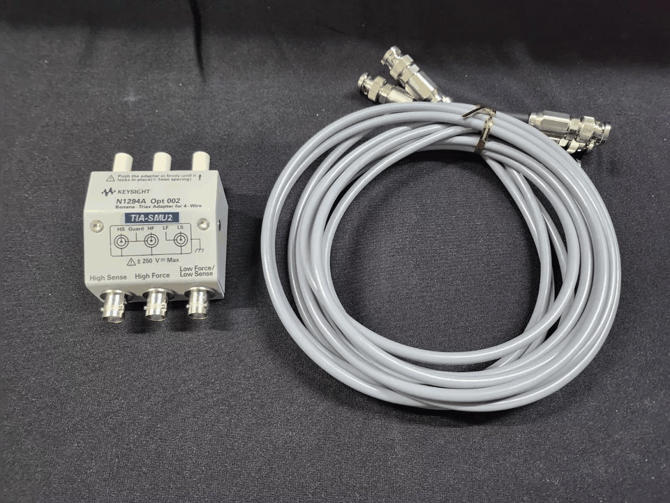 Keysight N1294A Opt 002 Banana - Triax Adapter with 3 Triax Cable [t1182763215]