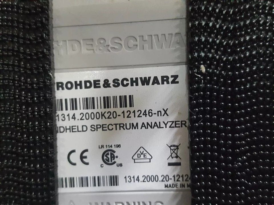 NBC R&S FSH20 Spectrum Analyzer 9kHz-20GHz [c1199948275]