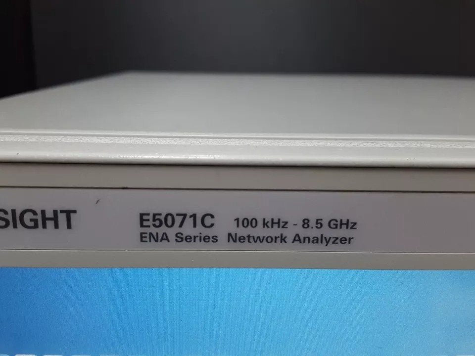 Keysight E5071C Network Analyzer 100kHz-8.5GHz [o1211105780]