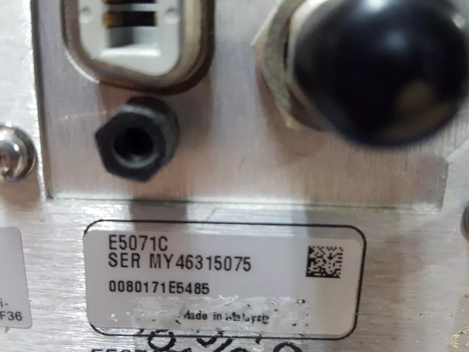 Keysight E5071C Network Analyzer 100kHz-8.5GHz [o1211105780]