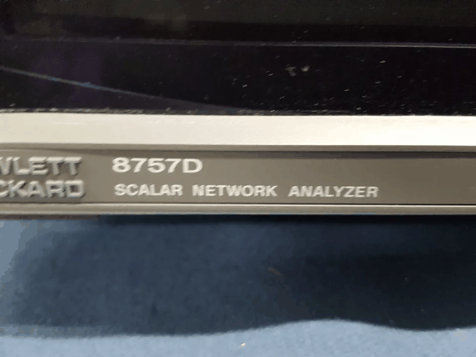 HP 8757D Scalar Network Analyzer [h1213347113]