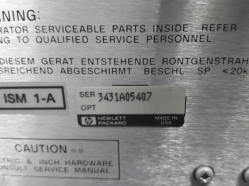 HP 8757D Scalar Network Analyzer [h1213347113]