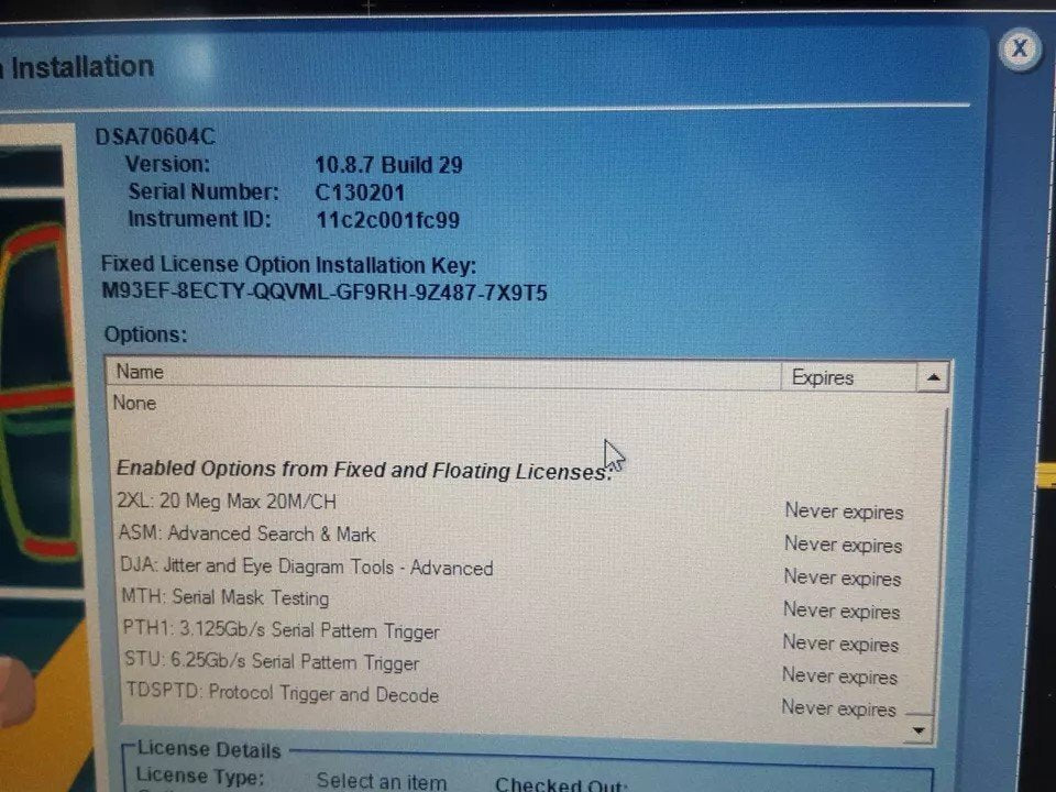 Tektronix DSA70604C Digital Serial Analyzer 6GHz 25GS/s 4CH [h1213457279]