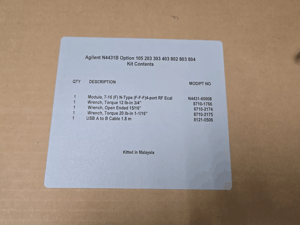 Agilent N4431B Electronic Calibration Module 13.5GHz [r1218450322]