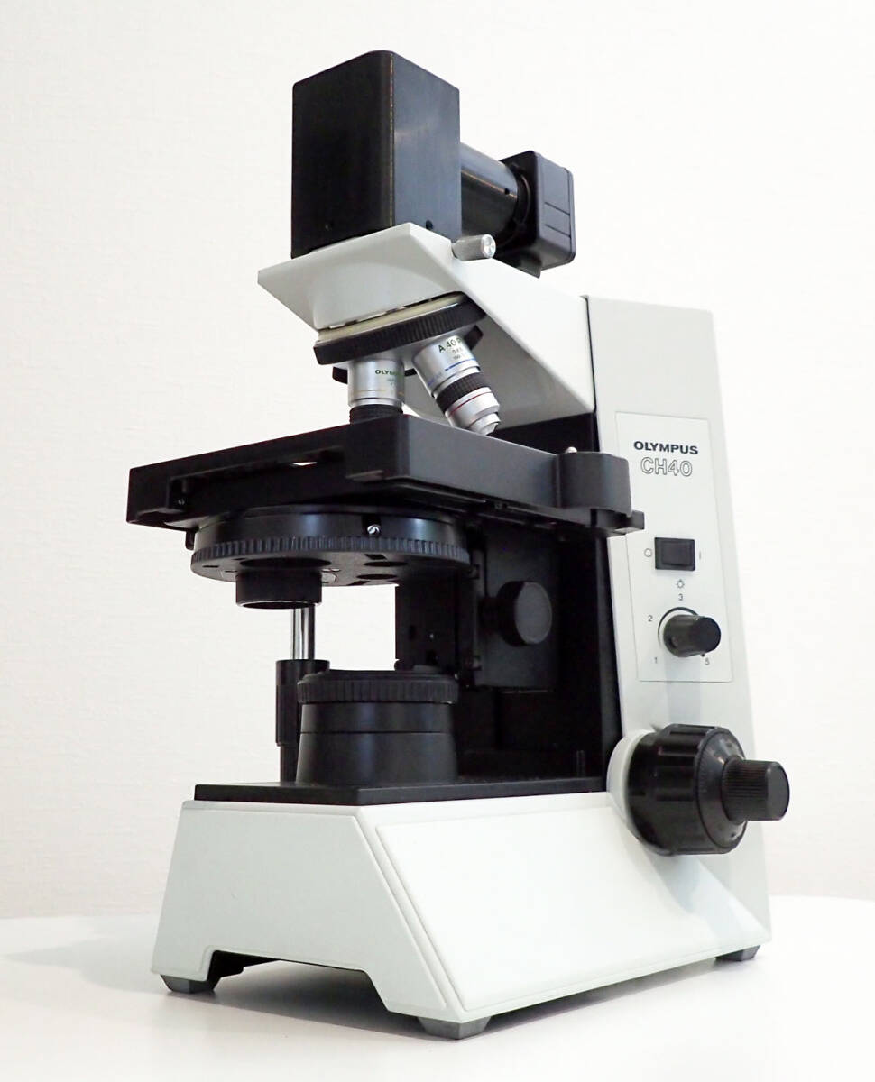 Olympus Phase Contrast Microscope Digital Camera Output for Bacteria Microorganisms Blood Observation [1193381354]