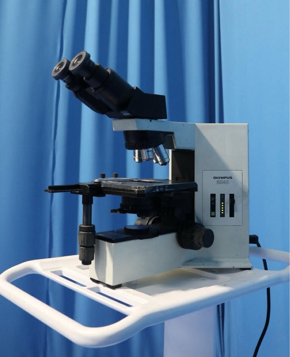 Olympus BX40F Microscope with 4 Objective Lenses [b1247460665]
