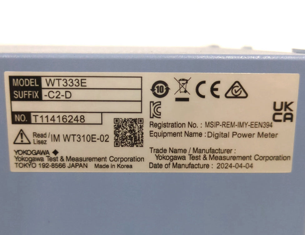 Yokogawa WT333E Digital Power Meter (as-is) [u1246930677]