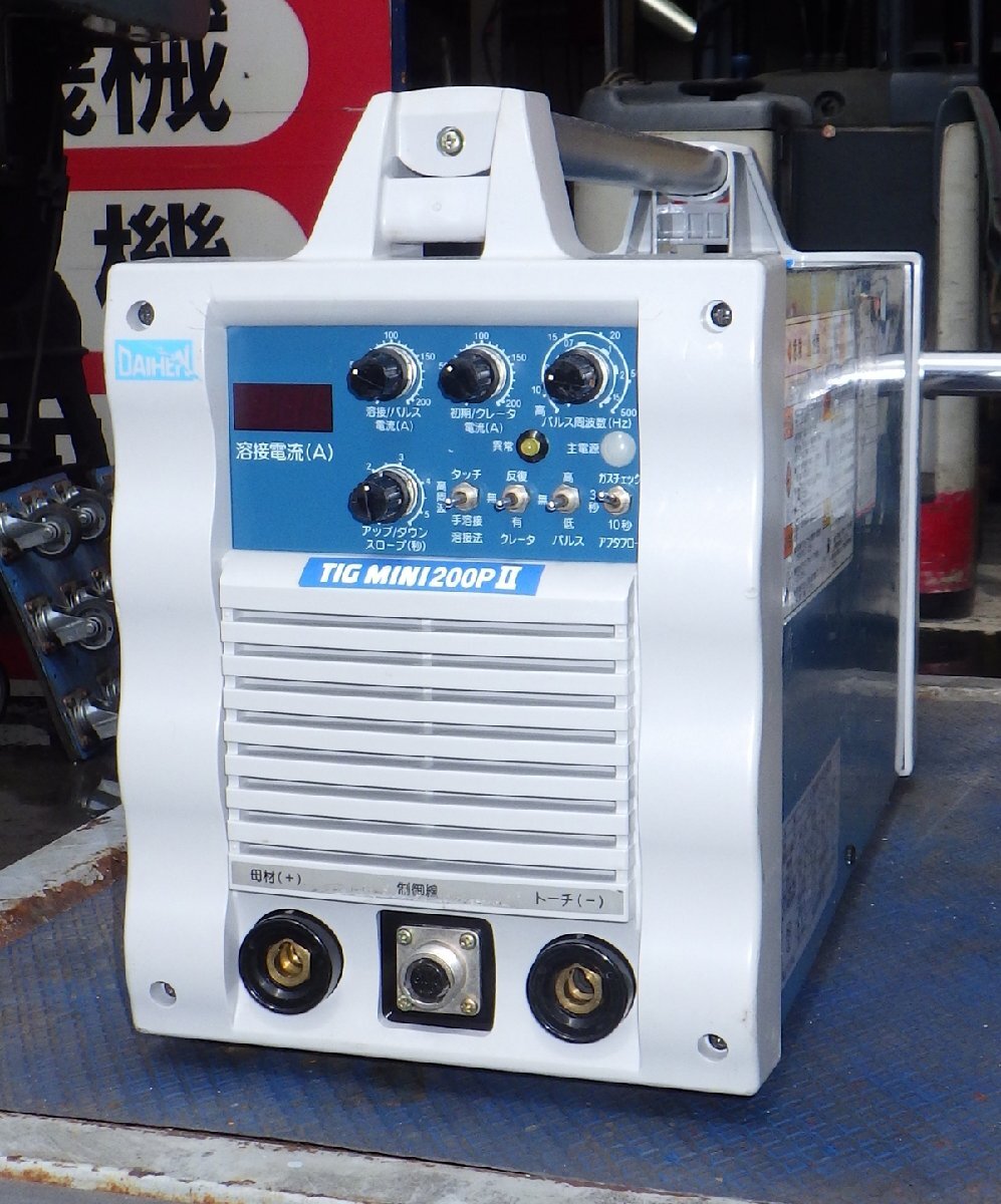 Daihen VRTPM-202 TIG Welder Inverter Mini 200PⅡ 100V-200V with Torch, Ground, Gas Regulator [q1194545682]